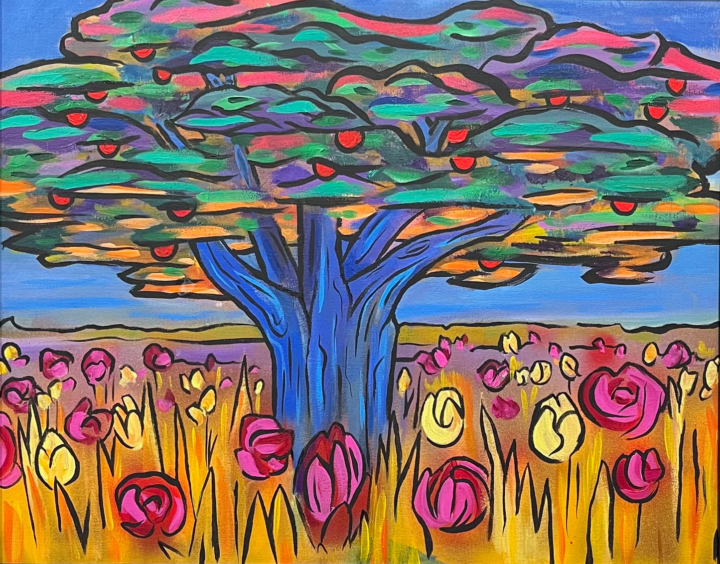 “The Blue Tree” Print
